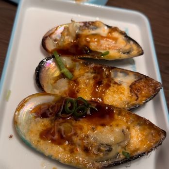 Chubby Fish Sushi - Baked Green Mussels - Sushi Bars Near Me - Denver, Colorado Chubby Fish Sushi - Baked Green Mussels - Sushi Bars Near Me - Denver, Colorado