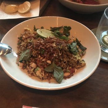 The Optimist - Basmati Fried Rice - get a side of this for the table! You can taste the old bay seasoning- really good! - Seafood Near Me - Atlanta, Georgia