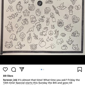 Forever Ink - What the tattoo should look like. Bottom row 4th from the left. - Tattoo Near Me - South Plainfield, New Jersey