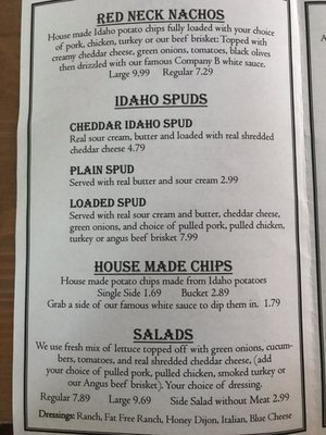 Menu photo 5 Company B BBQ Byrnes Mill, MO Menu photo 5 Company B BBQ Byrnes Mill, MO