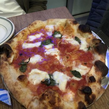 Delfina - MARGHERITA DOP (limited availability) - $21. San Marzano tomato, Double 8 mozzarella di bufala, basil - Pizza Near Me - San Francisco, California
