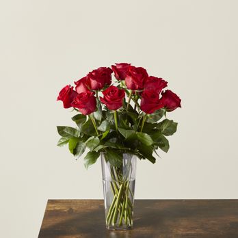 Flowers By Dick & Son - Long Stem Red Rose Bouquet is truly Passion in full bloom! Get a stunning red rose bouquet from the best florist near you -- l... - Florists Near Me - Akron, Ohio