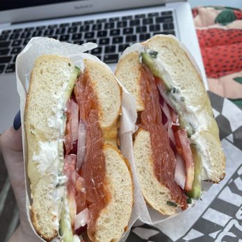 Alfred Coffee - Lox bagel sandwich - Coffee & Tea Near Me - Pasadena, California