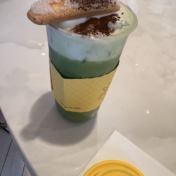 La La Land - Tiramisu matcha latte - Coffee & Tea Near Me - Calabasas, California
