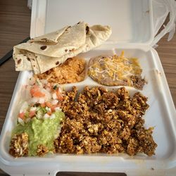 Alfonso's Mexican Food - Excellent Chorizo Plate!
