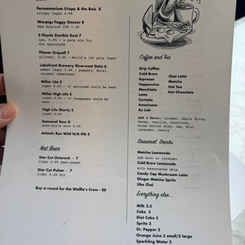 Uncle Wolfie’s Breakfast Tavern - beverage menu - Breakfast & Brunch Near Me - Milwaukee, Wisconsin
