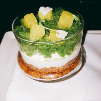 Uchiko Austin - Jasmine cream over honey crumbles!!! - Sushi Bars Near Me - Austin, Texas