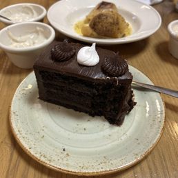 Piece of Chocolate Fudge Cake