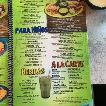 3 Tequilas - Menu7 - Mexican Near Me - Edmond, Oklahoma