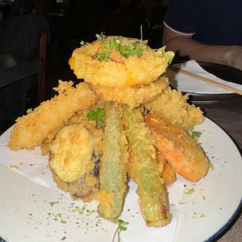 Tatsumi Sushi - tempura veggies - Sushi Bars Near Me - Austin, Texas