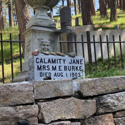 Spearfish/Black Hills KOA - Lots to see in the black hills area. This is in Deadwood cemetery.
