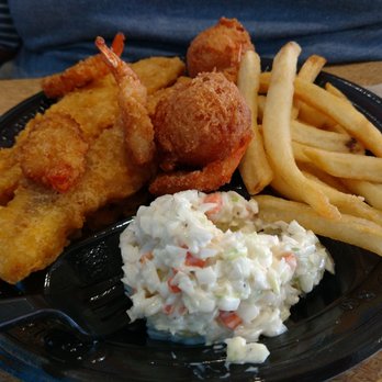 Captain D's - Catfish and shrimp with fries and coleslaw. - Seafood Near Me - Balch Springs, Texas