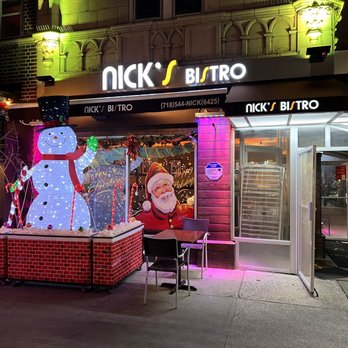 Nick’s Bistro - Outside - Greek Near Me - Forest Hills, New York Nick’s Bistro - Outside - Greek Near Me - Forest Hills, New York