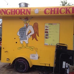 Longhorn Chicken - The back of the food truck.