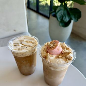 Vici Café - Salted caramel & toasted marshmallow latte. - Desserts Near Me - San Diego, California