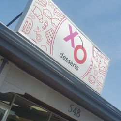 XO desserts - The cute sign outside