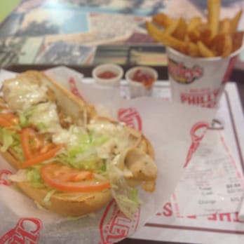 Charleys Cheesesteaks - Chicken California with fries - Cheesesteaks Near Me - Willow Grove, Pennsylvania