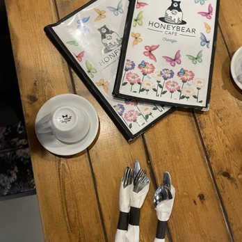Honeybear Cafe - Cute menu - Breakfast & Brunch Near Me - Chicago, Illinois