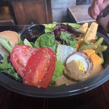 Leaky Cauldron™ - Scotch Egg, assorted cheeses - British Near Me - Orlando, Florida