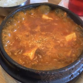 Kim Shabu - Soft tofu soup with rice - Korean Near Me - Houston, Texas
