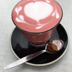 Dolce Espresso - Yummy, red velvet latte at Dolce!