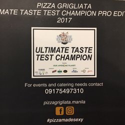 Pizza Grigliata - ..They are certified champions in taste!
