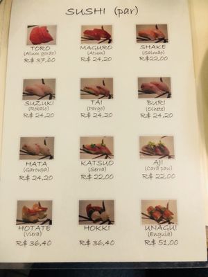 Menu photo 1 Sendai São Paulo, SP Menu photo 1 Sendai São Paulo, SP