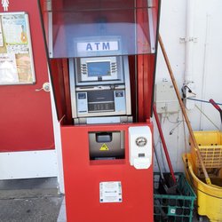 White Turkey Drive-In - The available ATM in back. It is cash only.