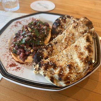 Nancy's Hustle - Lamb tartare - New American Near Me - Houston, Texas Nancy's Hustle - Lamb tartare - New American Near Me - Houston, Texas
