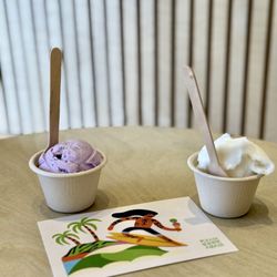 Please Come Again - Ube coco crush and Yuzu sorbet
