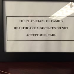 Family Healthcare Associates - No Medicaid