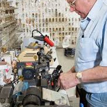 Brooklyn Heights Locksmith - Larry's dad when he was still making keys. - Keys & Locksmiths Near Me - Brooklyn, New York