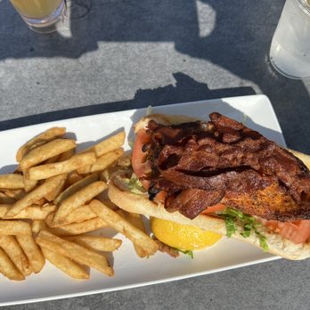 Patio 03907 - Blackened Salmon BLT - Seafood Near Me - Ogunquit, Maine