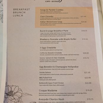 Burnt Orange - Menu - Breakfast & Brunch Near Me - Burnaby, British Columbia