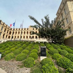Gorgeous grounds & magnificent building high on a hill--which you must navigate.