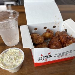Bonchon Arden - Lunch special Coleslaw and Mixed 6 PC 4Wings 2 Drums