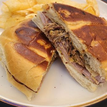 Ollie Vaughn's - THE Cuban w/ a side of hash browns. - Sandwiches Near Me - Phoenix, Arizona
