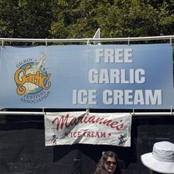 Marianne's garlic ice cream