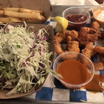 St. Augustine Seafood Company - Shrimp and slaw - Seafood Near Me - St. Augustine, Florida