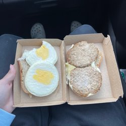Dunkin' - Sourdough Breakfast Sandwich Do I even need to say anything lol this bitch frozen