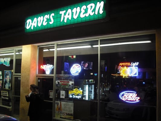 Photo of Dave's Tavern - San Diego, CA, US. Dave's at night