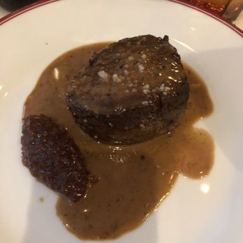 Poulet Bleu - Filet with cognac pepper sauce - French Near Me - Pittsburgh, Pennsylvania