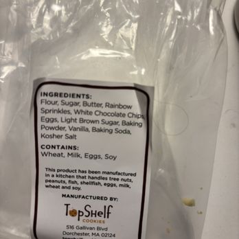 Top Shelf Cookies - Yummy cookie from a convention. Very impressive normal ingredients that you would use at home. - Bakeries Near Me - Boston, Massachusetts Top Shelf Cookies - Yummy cookie from a convention. Very impressive normal ingredients that you would use at home. - Bakeries Near Me - Boston, Massachusetts