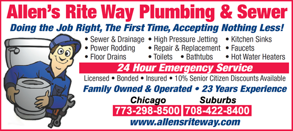 Slide of Allen's Rite Way Rooter