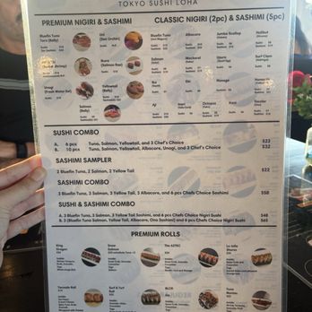 Tokyo Sushi Loha - Menu as of 7/7/2025 - Sushi Bars Near Me - San Diego, California Tokyo Sushi Loha - Menu as of 7/7/2025 - Sushi Bars Near Me - San Diego, California