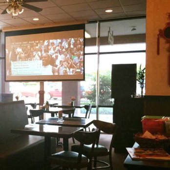 China Inn - a large screen in a restaurant - Chinese Near Me - Westminster, Maryland