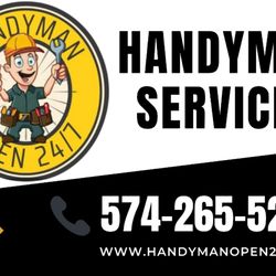 Handyman Open 24/7 - Handyman home services leesburg warsaw north Webster Syracuse indiana Kosciusko County