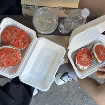 Apollo Bagels - Tomato bagel on sesame - my favorite ever - Bagels Near Me - New York, New York