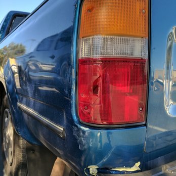 Dent and Scratch Pro - Temecula - Damage from being rear ended - Body Shops Near Me - Temecula, California