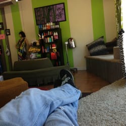 Cut Up & Dye - Comfortable area to sit and wait